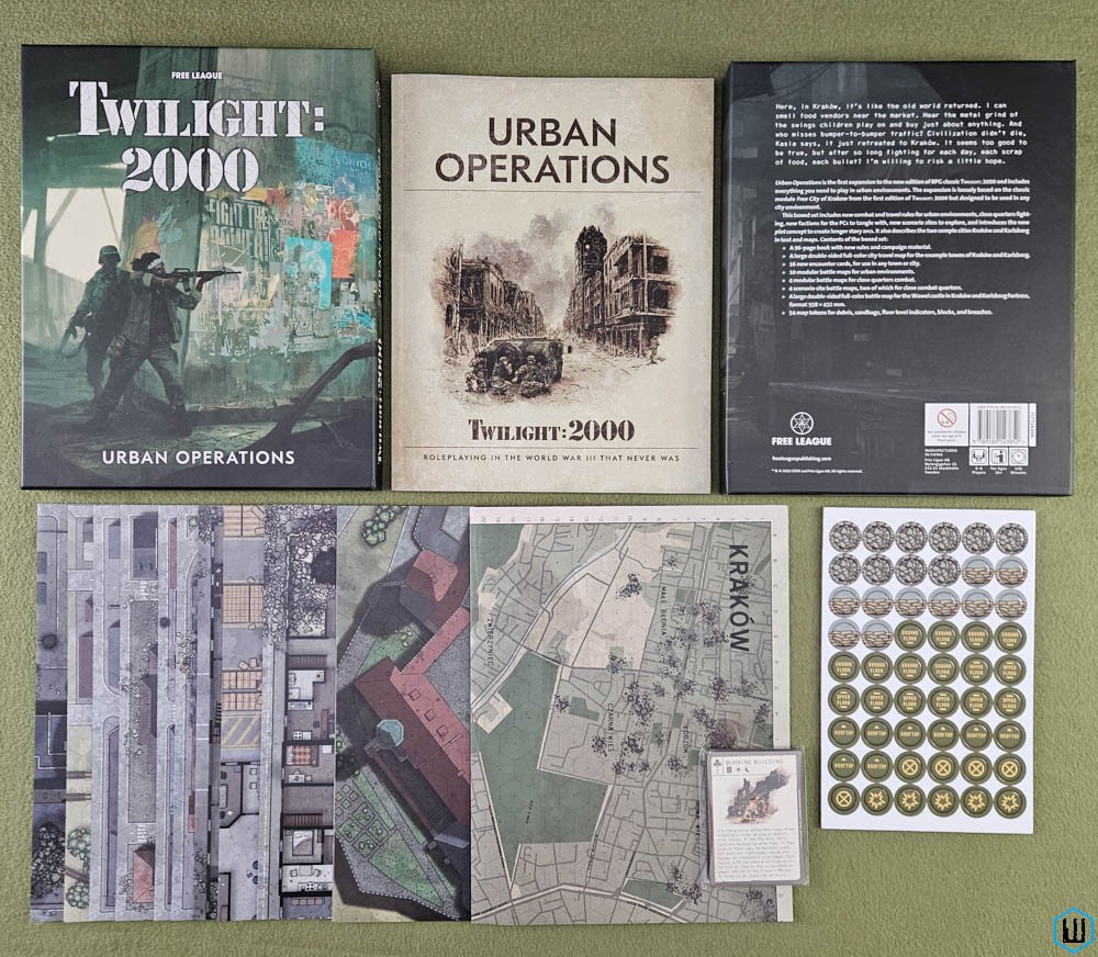 Urban Operations (TWILIGHT 2000 Box Set) Sealed Shrinkwrap Free League FLFT2K008