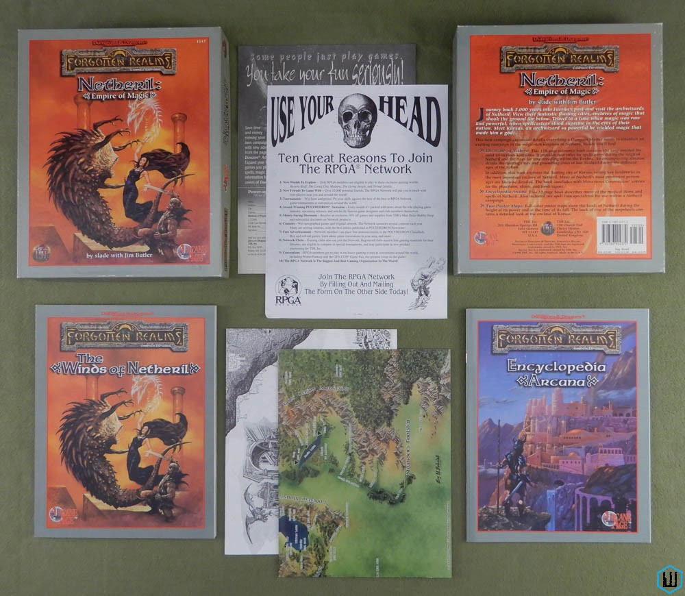 AD&D FORGOTTEN REALMS NETHERIL EMPIRE OF MAGIC BOX SET deals