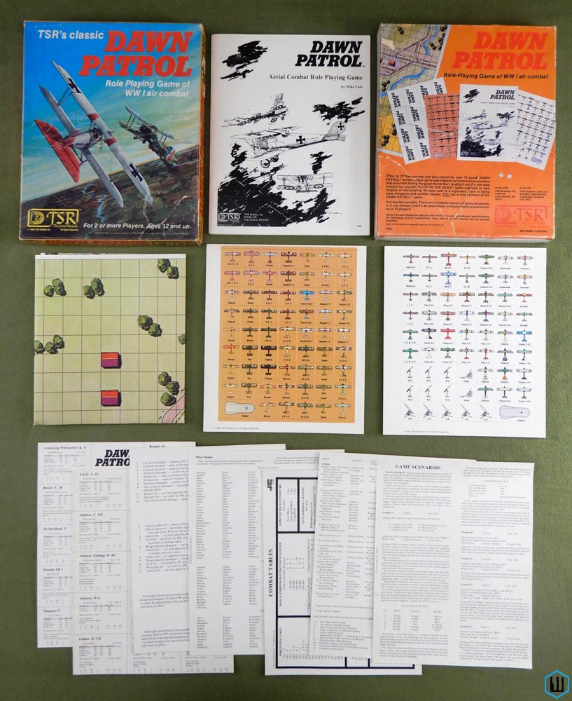 Image for Dawn Patrol RPG Box - No Maneuver Cards (Game of WWI Air Combat)