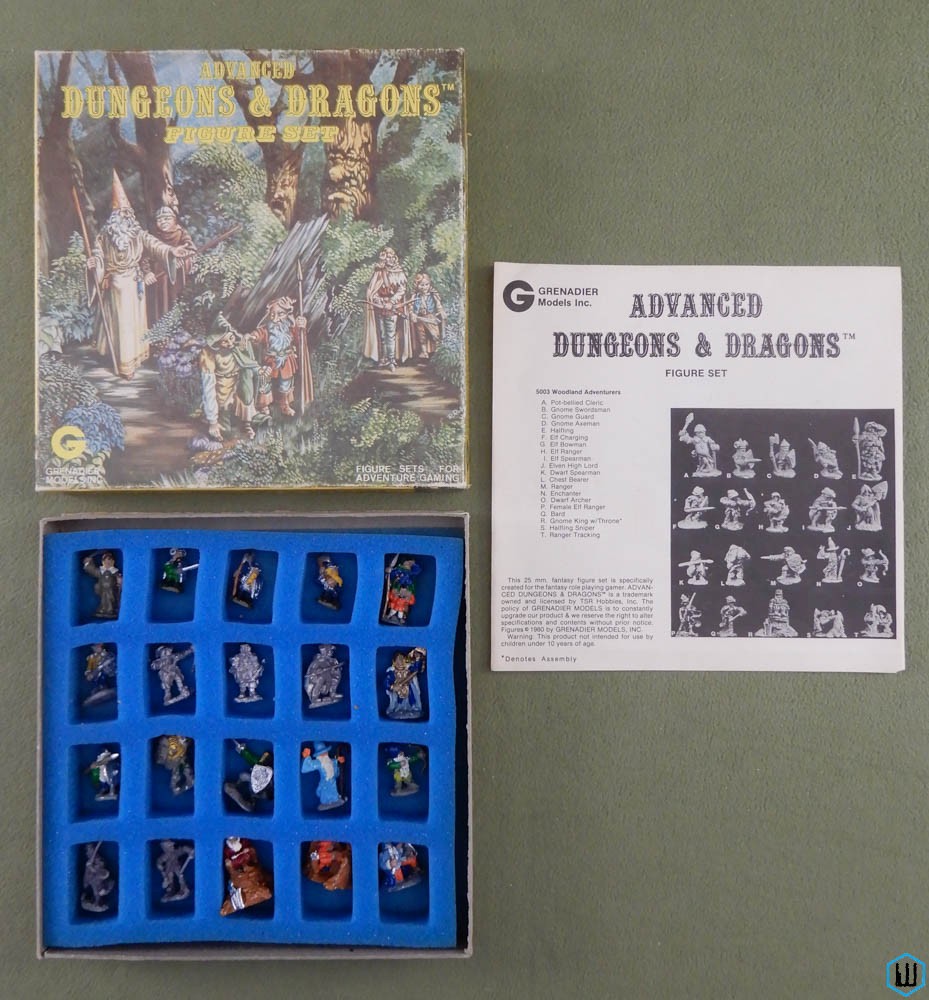 Woodland Adventurers (Advanced Dungeons Dragons Metal Miniature Set)