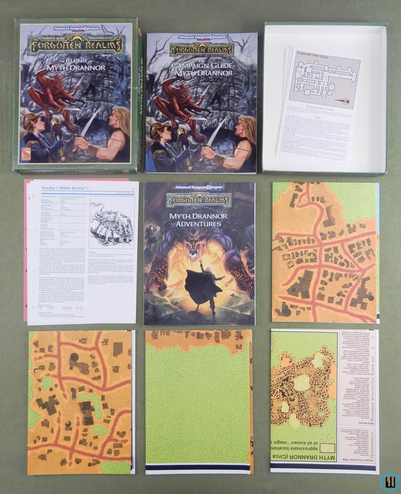 Advanced Dungeons shops & Dragons Forgotten Realms Spellbound Box Set Campaign 1121