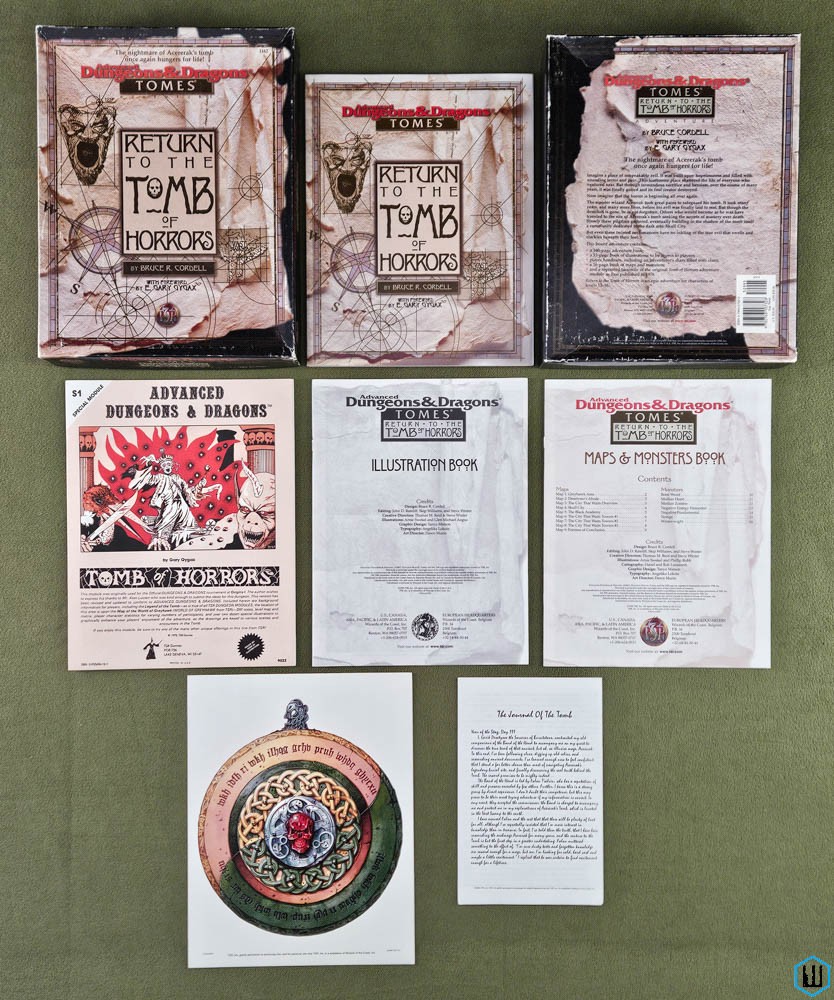 Return to the Tomb of Horrors (Advanced Dungeons Dragons Tomes) Box Set