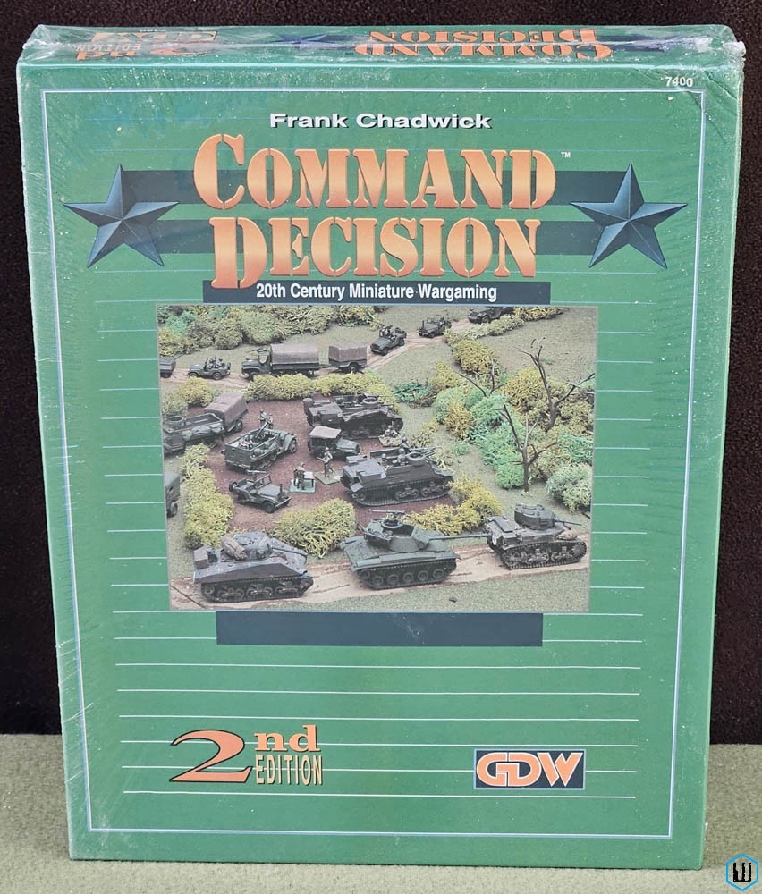 COMMAND DECISION, 2nd Edition Game Box Set Game Designers Workshop GDW 7400