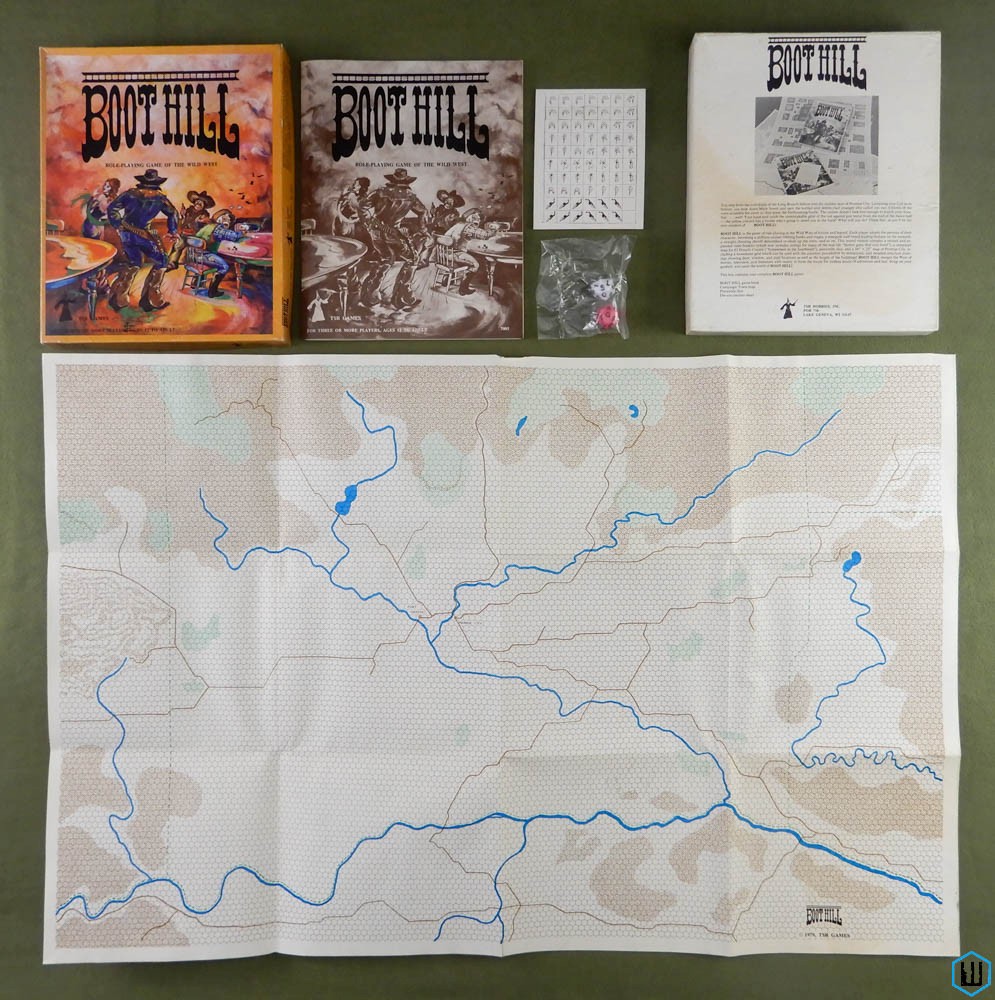 BOOT HILL Wild West RPG (Second 2nd Edition) Early Print Box Set