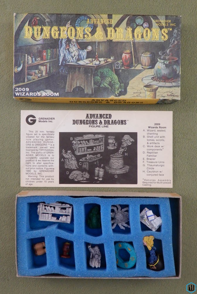 Wizard's Room (Advanced Dungeons Dragons Metal Miniature) Box Set