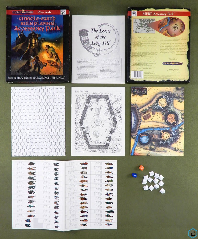Middle Earth Role Playing Accessory Pack (MERP) Box Set