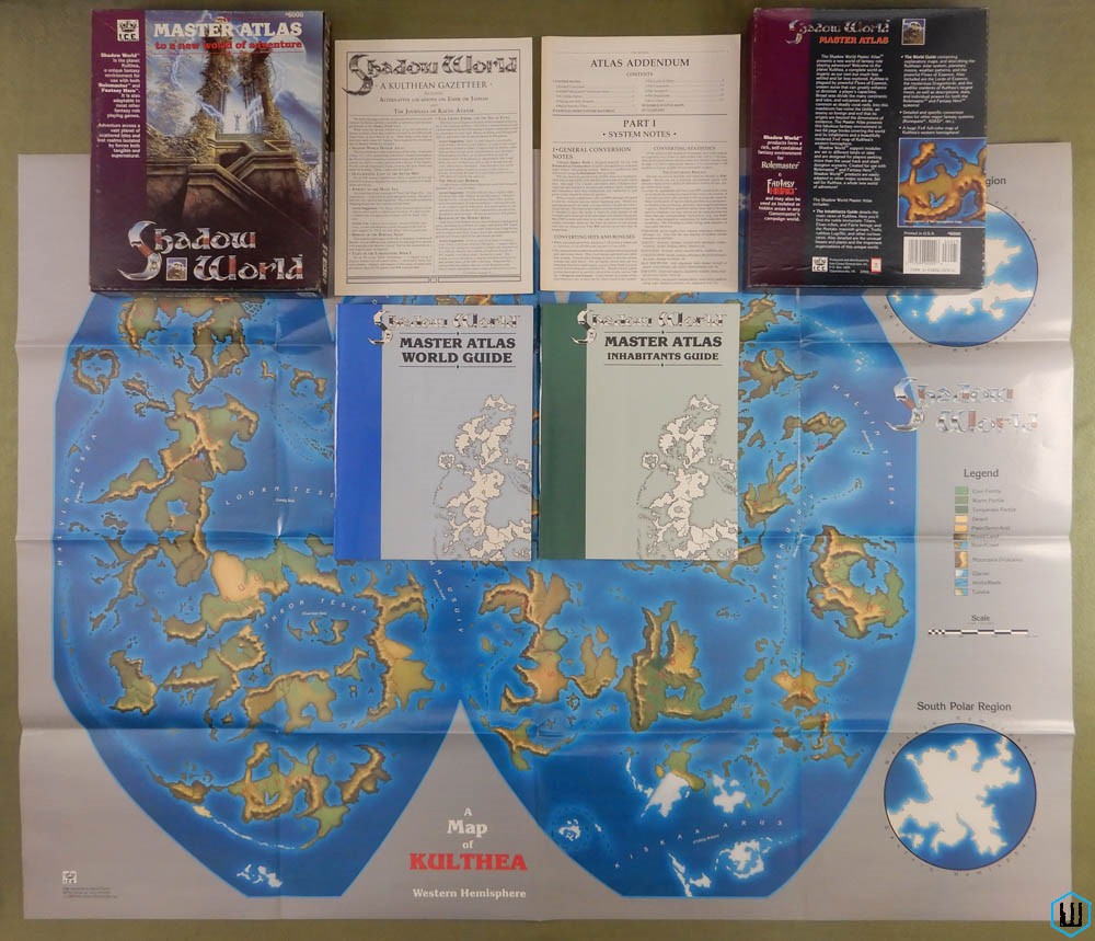 Shadow World: Master Atlas (Rolemaster RPG) Box Set