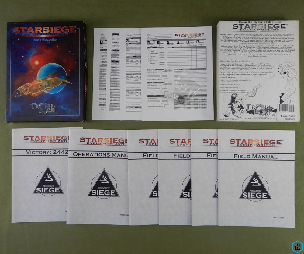 Starsiege Event Horizon (Siege Engine RPG) Box Set