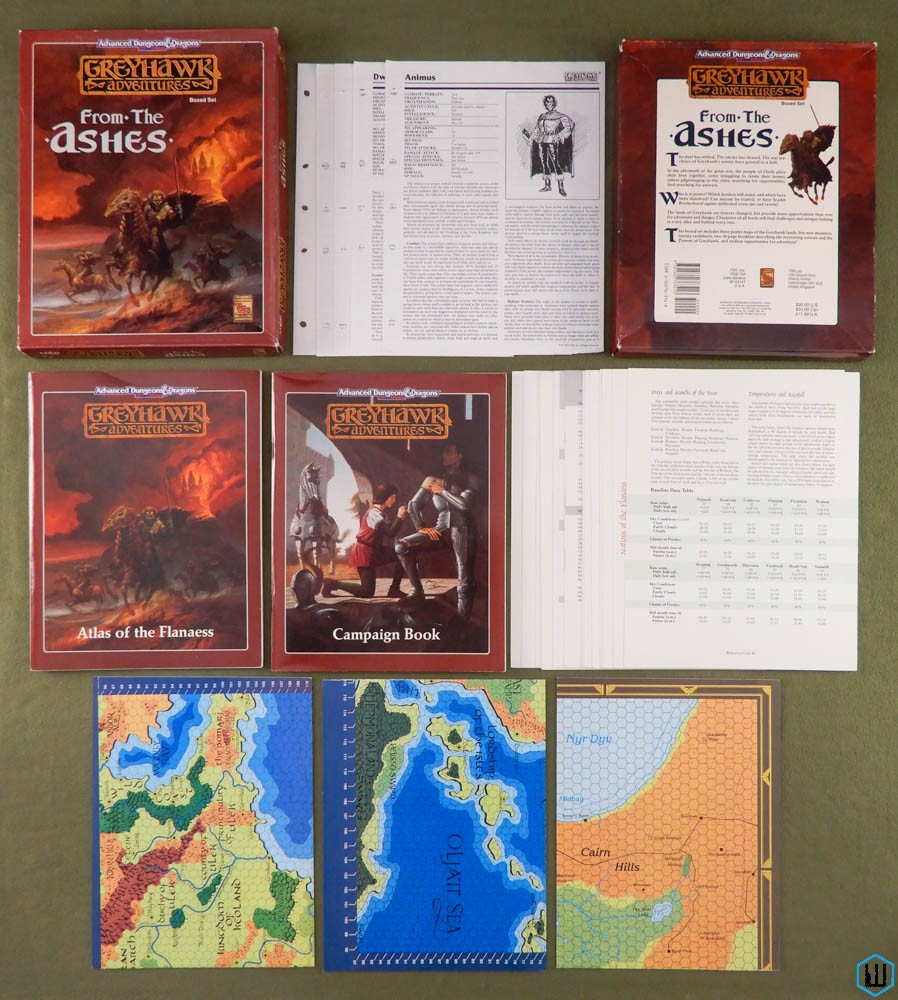 From the Ashes (Advanced Dungeons Dragons Greyhawk Adventures) Box Set