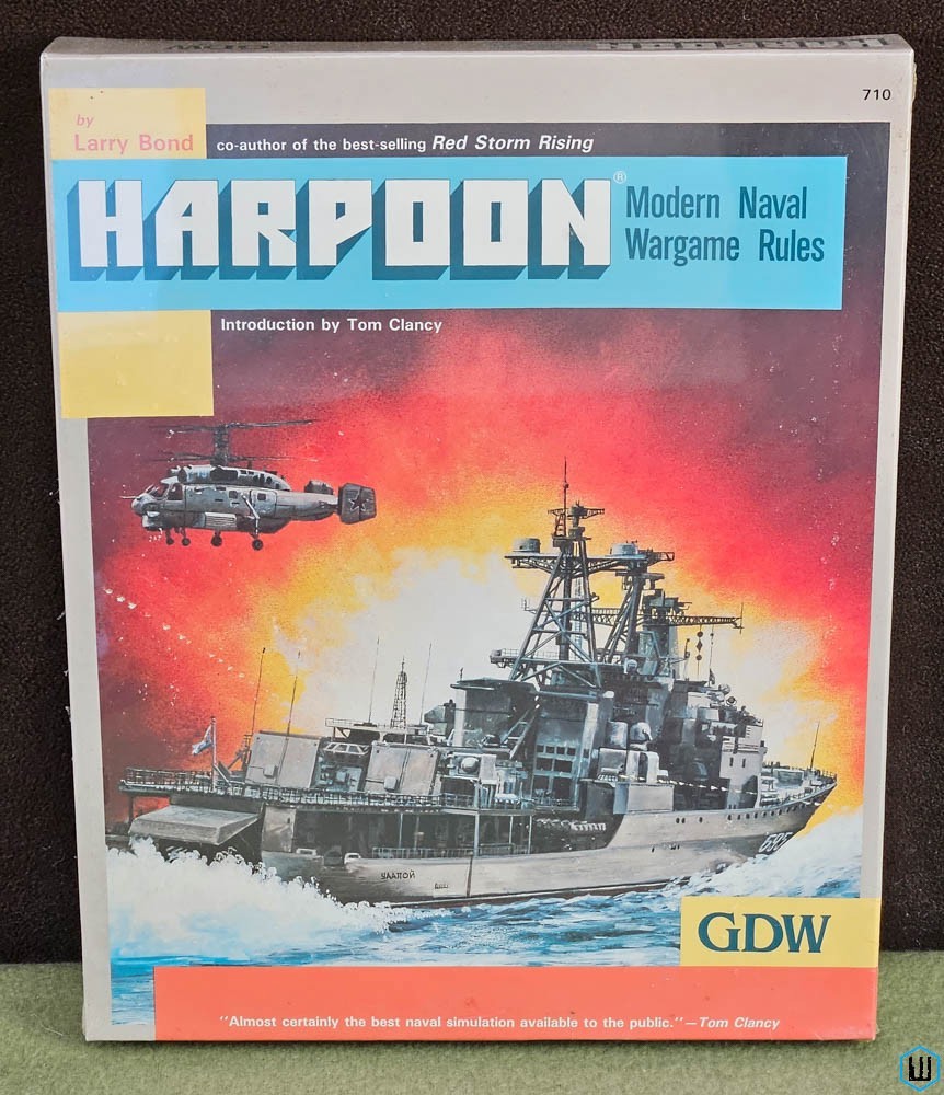 Image for Harpoon: Modern Naval Wargame Rules (SEALED Box Set) Game Designers Workshop GDW 710 Harpoon: Modern Naval Wargame Rules (SEALED Box Set) Game Designers Workshop GDW 710
