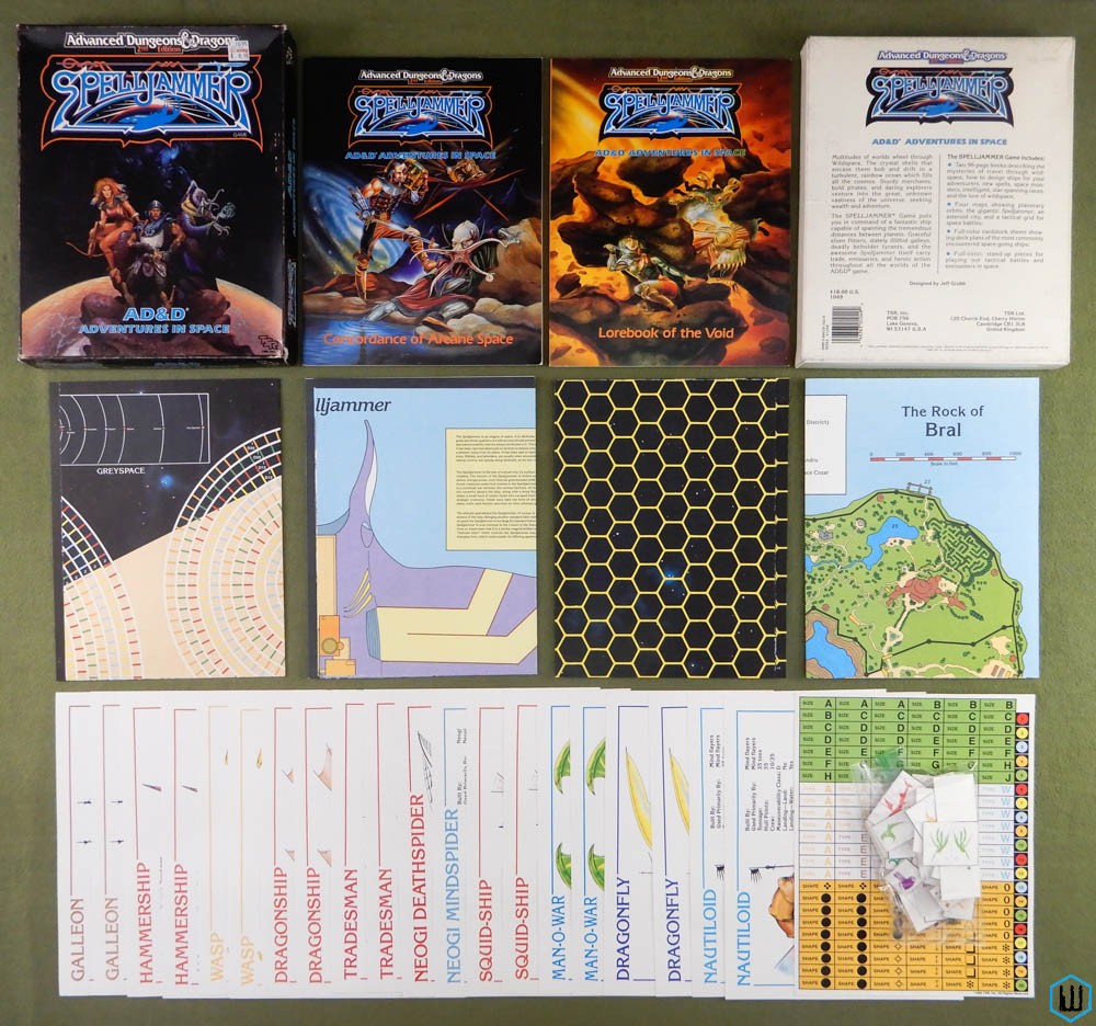 SPELLJAMMER: Advanced Dungeons Dragons Adventures in Space Core Box Set