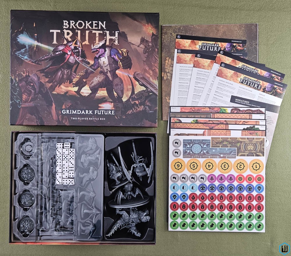 Grimdark Future Broken Truth: Master Battle Box Set One Page Rules