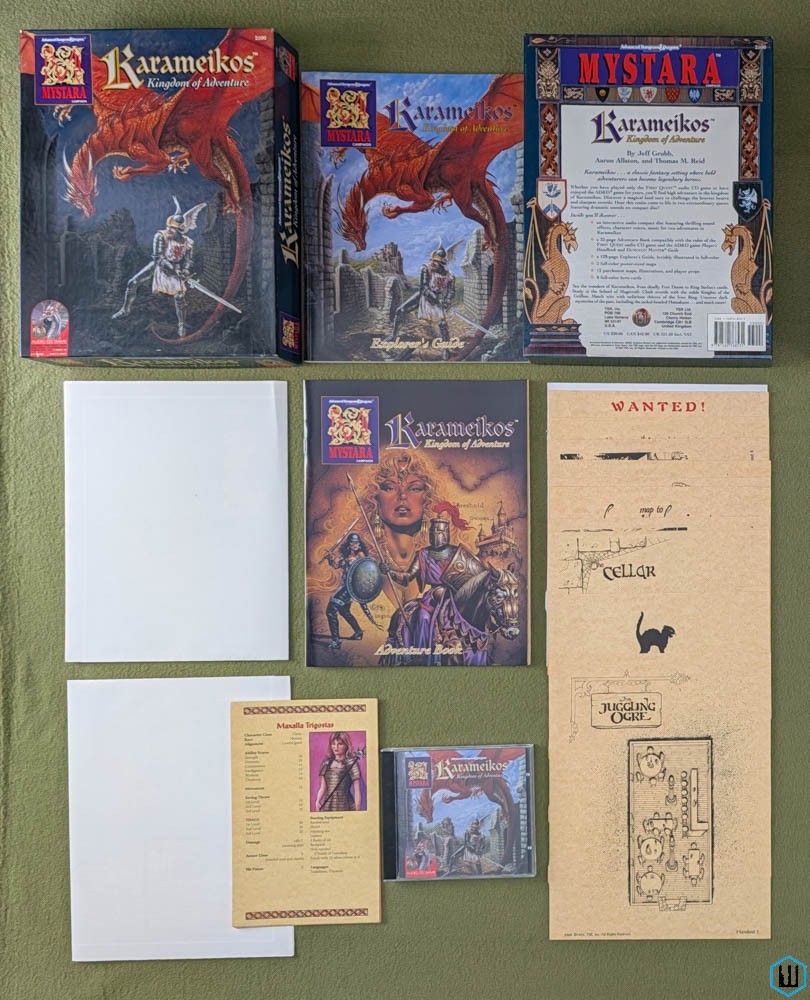 Karameikos: Kingdom of Adventure (Dungeons Dragons Mystara) NICE Box Set TSR 2500