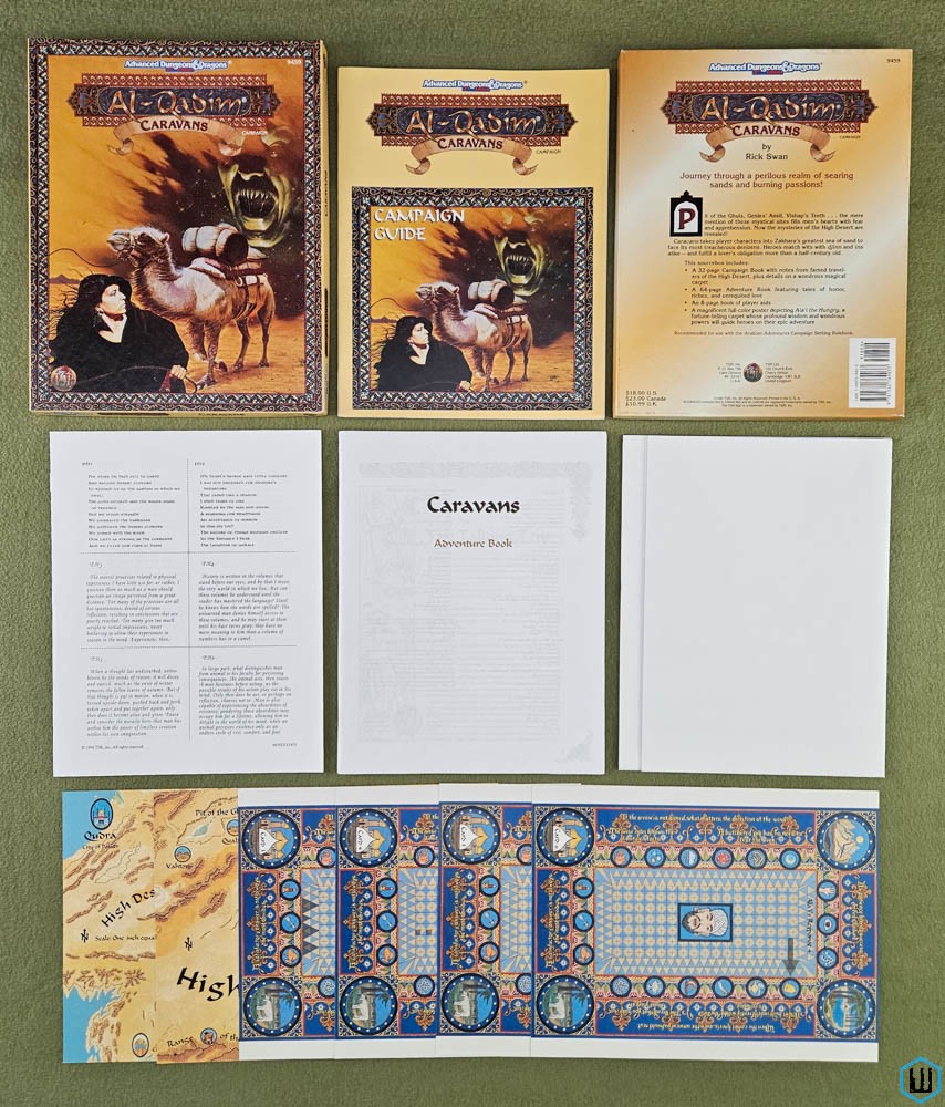 Caravans (Advanced Dungeons & Dragons: Al-Qadim) Box Set TSR 9459