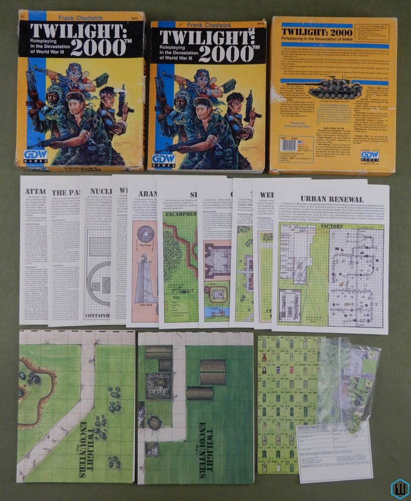 TWILIGHT 2000 Play Set (Second 2nd edition Box Set)