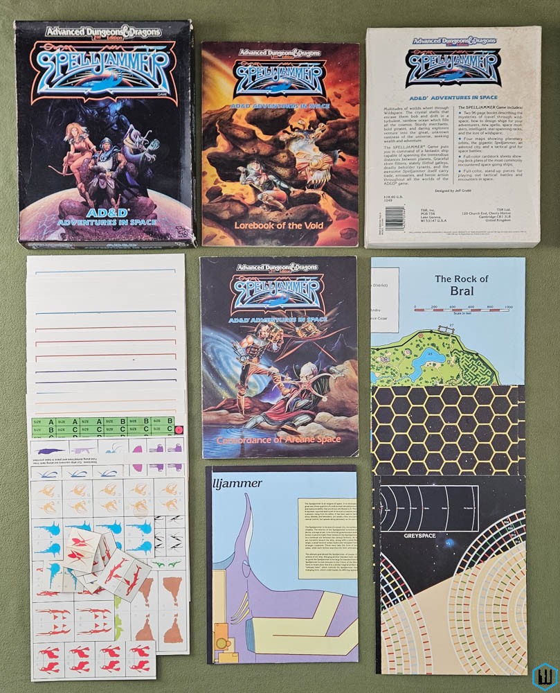 SPELLJAMMER: Advanced Dungeons Dragons Adventures in Space Core Box Set