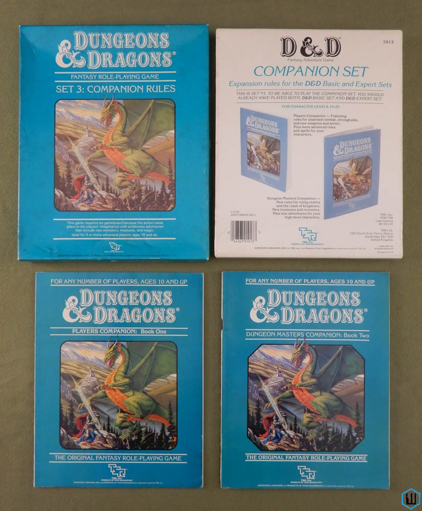 Dungeons & Dragons: Companion Rules Set 3 (BECMI edition D&D) Box