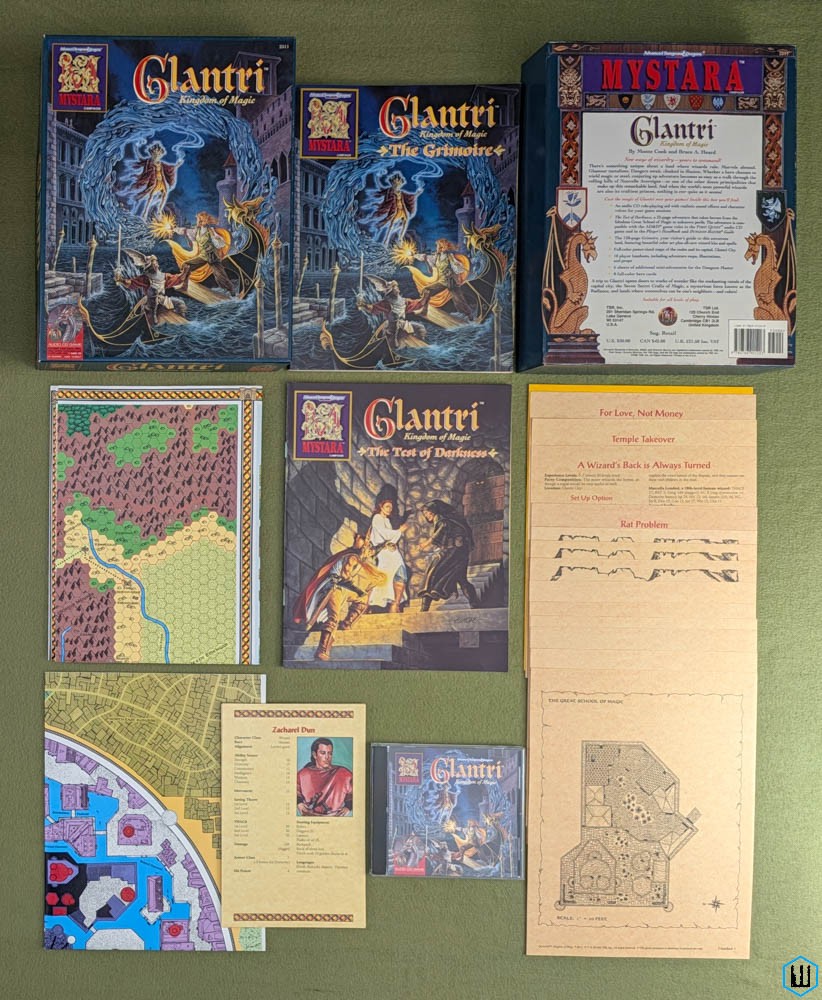 GLANTRI: Kingdom of Magic (Advanced Dungeons Dragons Mystara) NICE Box Set TSR 2511