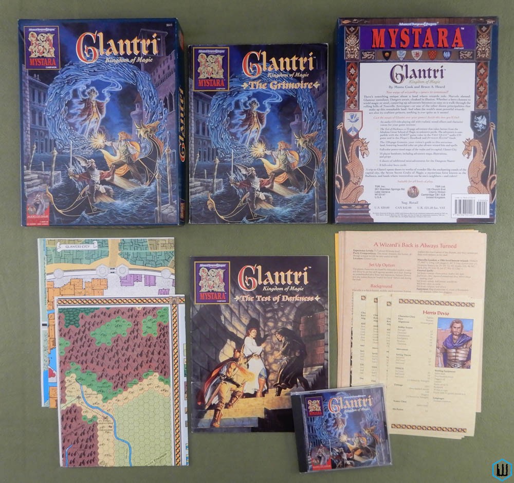 GLANTRI: Kingdom of Magic (Advanced Dungeons Dragons Mystara) Box Set