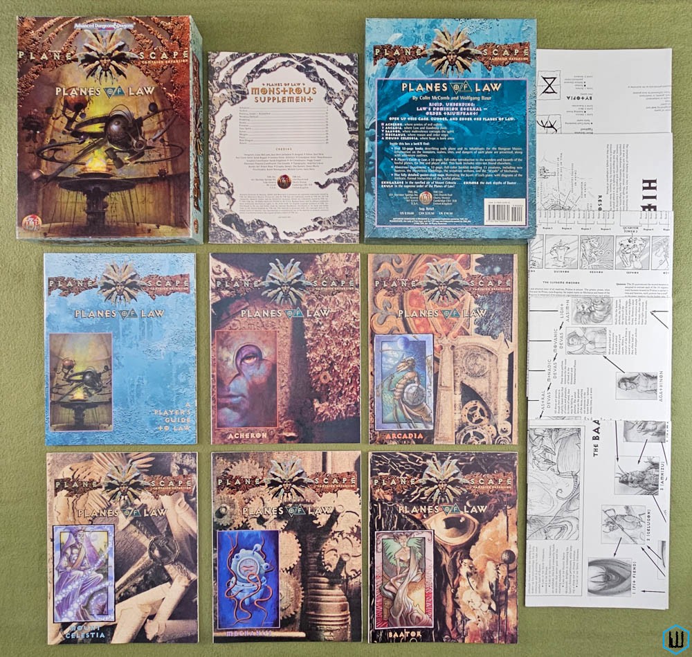 Planes of Law (Advanced Dungeons Dragons Planescape) Box Set TSR 2607