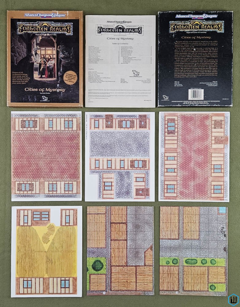 Cities of Mystery - UNPUNCHED (Dungeons Dragons Forgotten Realms) Box Set