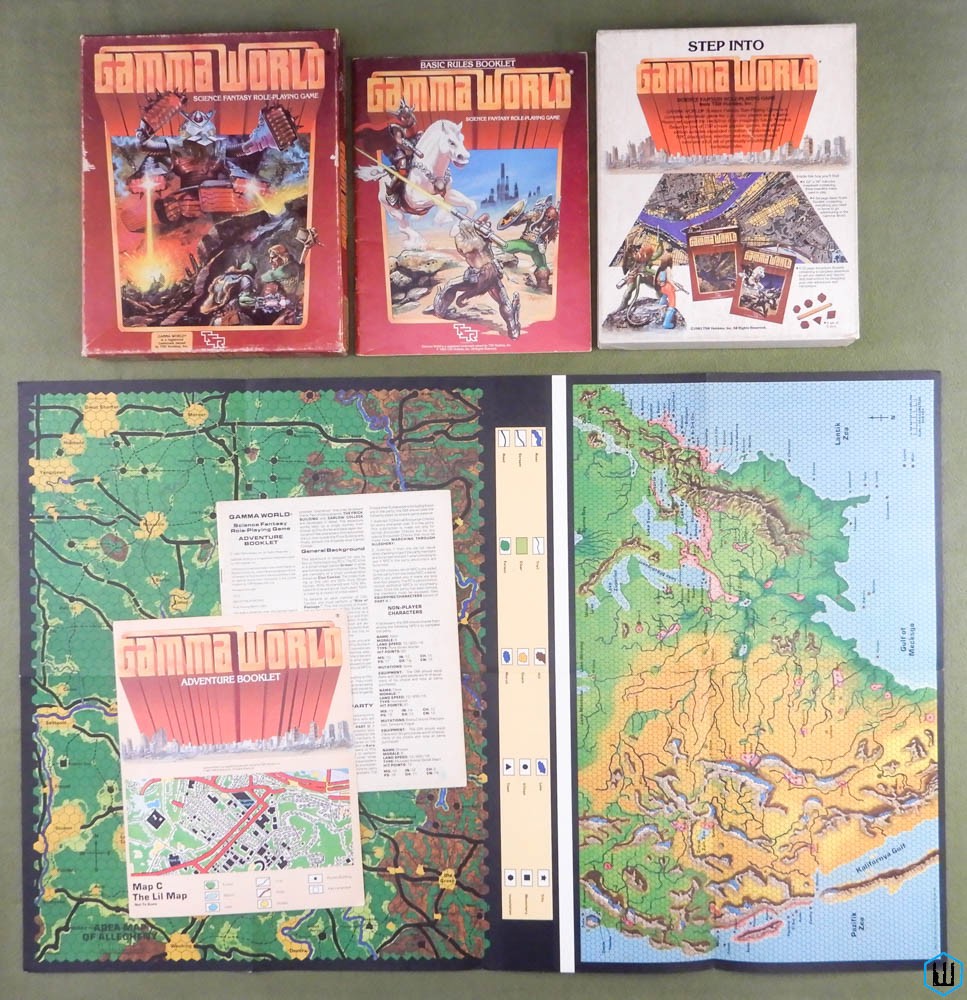 GAMMA WORLD: Science Fantasy Role Playing Game (GW 2nd ed RPG) Box Set