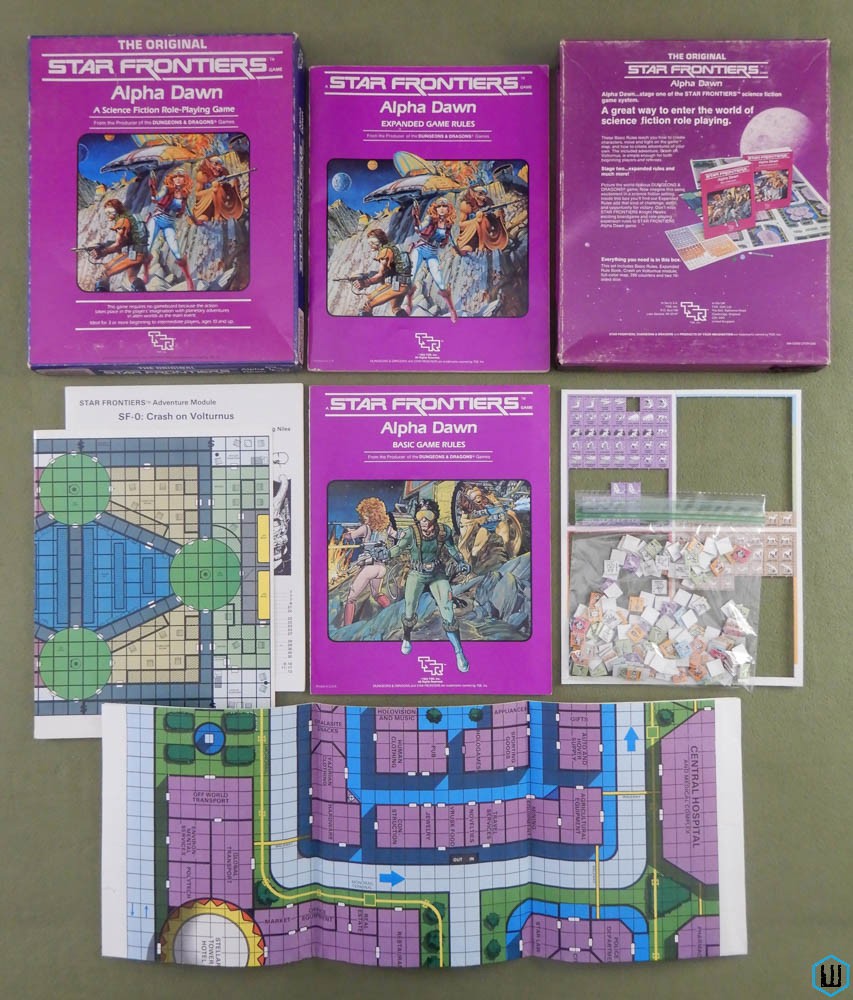STAR FRONTIERS: Alpha Dawn (Science Fiction RPG) Box Set