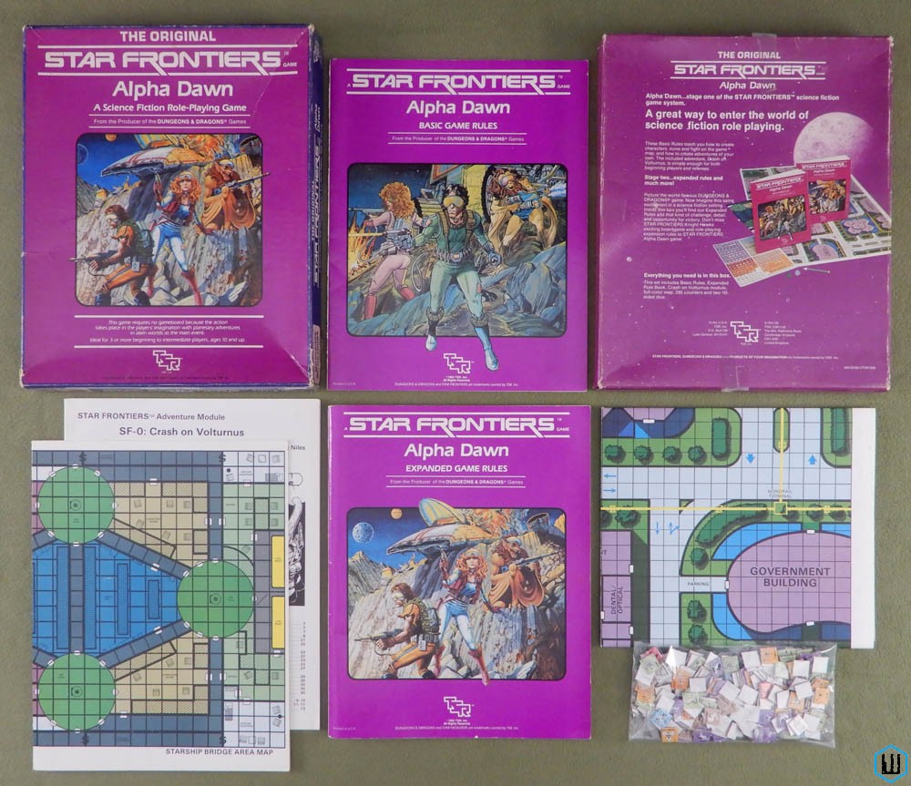 Image for STAR FRONTIERS: Alpha Dawn (Science Fiction RPG) Box Set STAR FRONTIERS: Alpha Dawn (Science Fiction RPG) Box Set