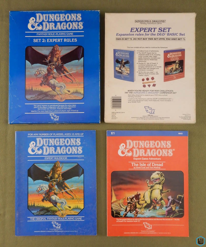 Dungeons & Dragons: Expert Rules, Set Two (BECMI edition D&D) Box