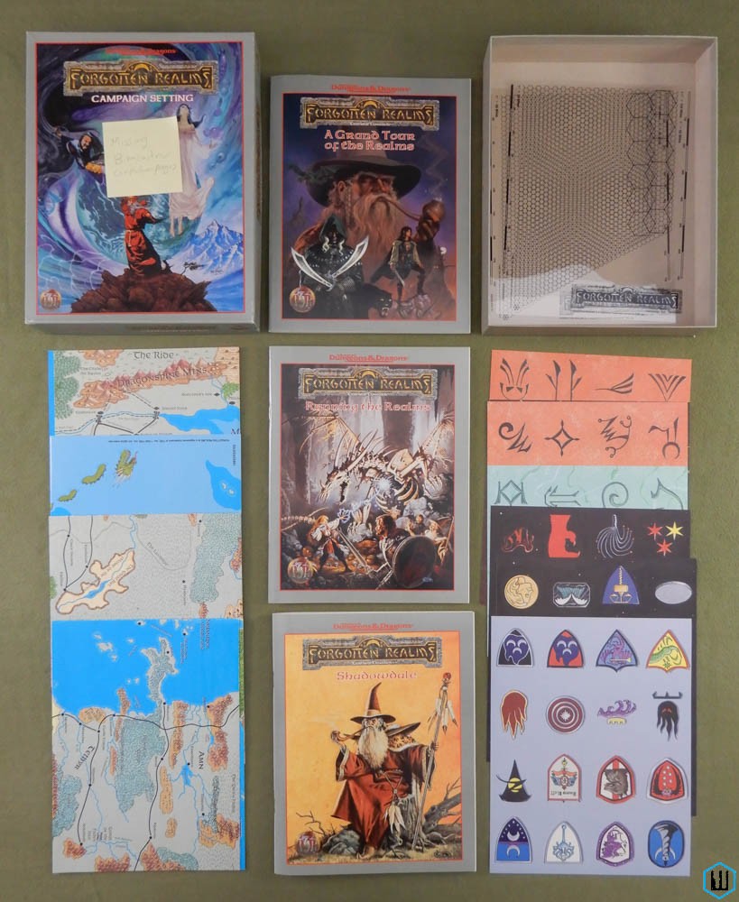 Forgotten Realms Campaign Setting (Advanced Dungeons Dragons) - NO MC SHEETS