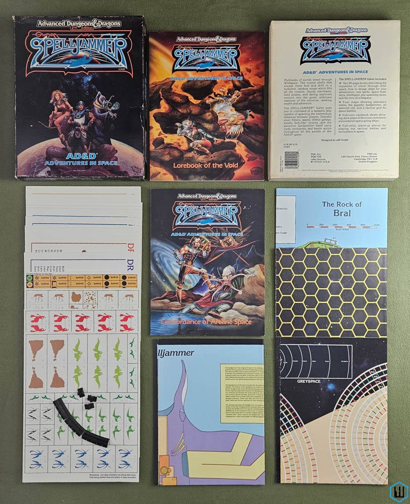 SPELLJAMMER: Advanced Dungeons Dragons Adventures in Space Core Box Set
