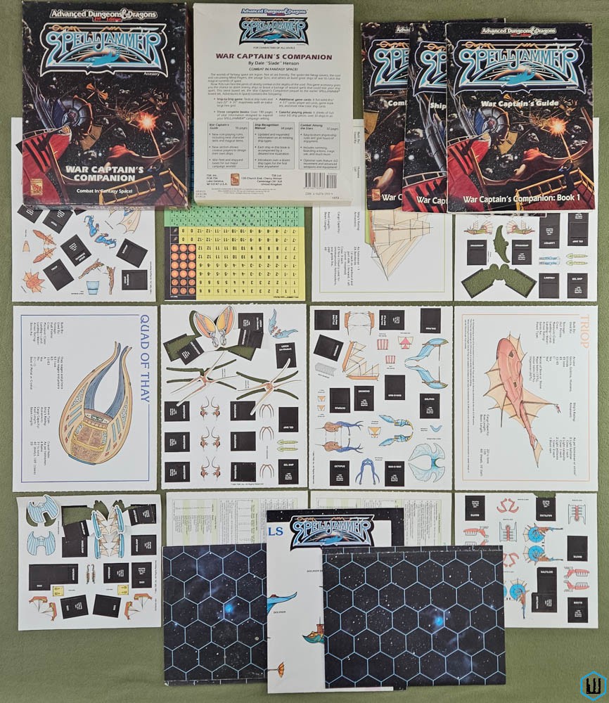 Image for War Captain's Companion (Advanced Dungeons Dragons Spelljammer) Box Set War Captain's Companion (Advanced Dungeons Dragons Spelljammer) Box Set