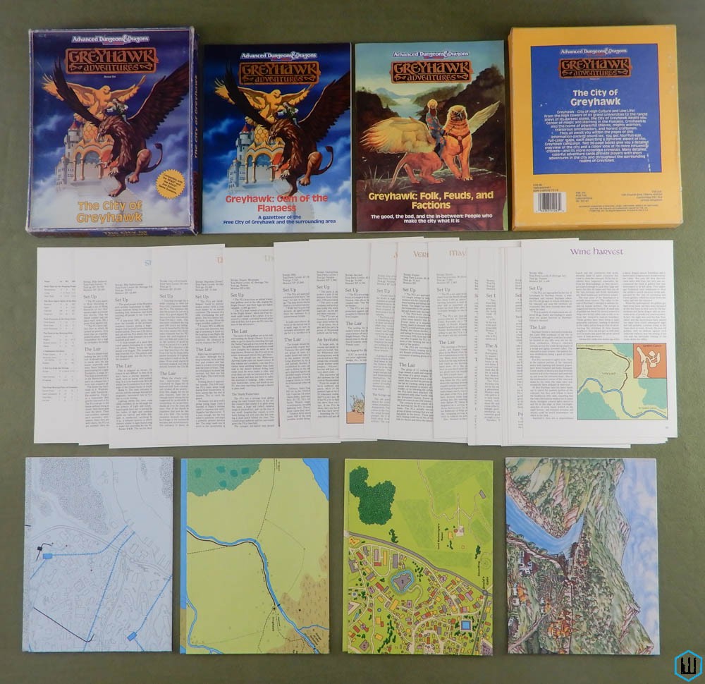 The City of Greyhawk (Advanced Dungeons & Dragons Greyhawk) Box Set