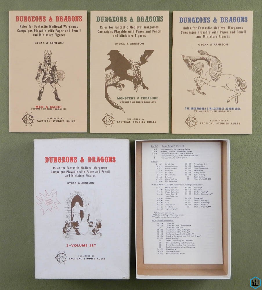 Image for Dungeons & Dragons (Original D&D Set OCE White Box Edition) NICE
