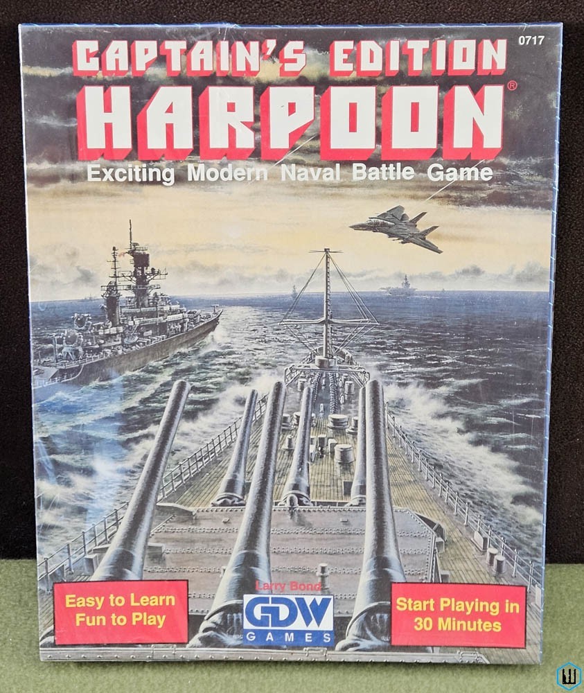 Captain's Edition Harpoon (SEALED Box Set) Game Designers Workshop GDW 0717