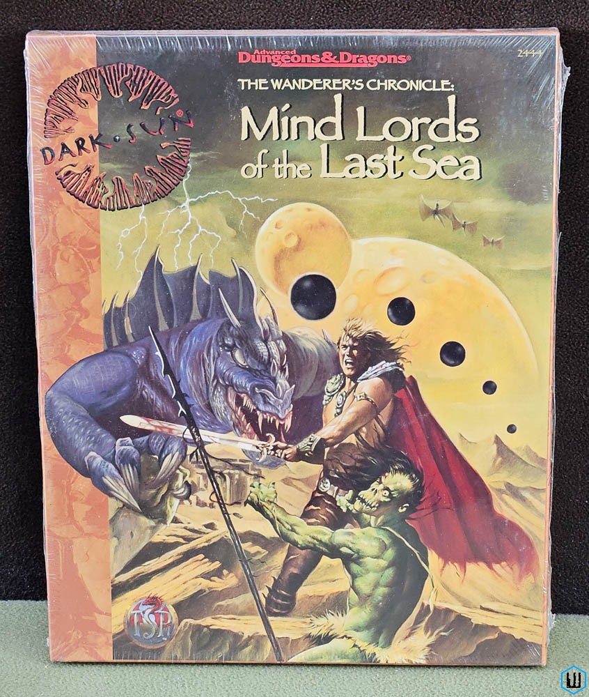 Mind Lords of the Last Sea - SEALED (Dungeons Dragons Dark Sun) Box Set TSR 2444