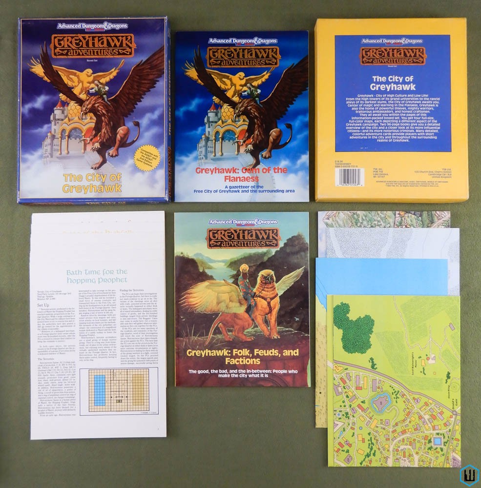 The City of Greyhawk (Advanced Dungeons & Dragons Greyhawk) Box Set