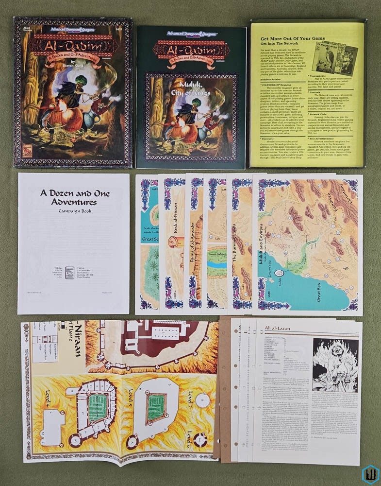 A Dozen and One Adventures (Advanced Dungeons Dragons Al-Qadim ALQ3) Box Set