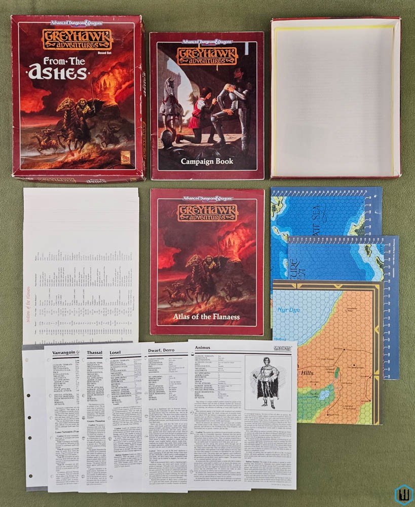 From the Ashes (Advanced Dungeons Dragons Greyhawk) Complete Box Set