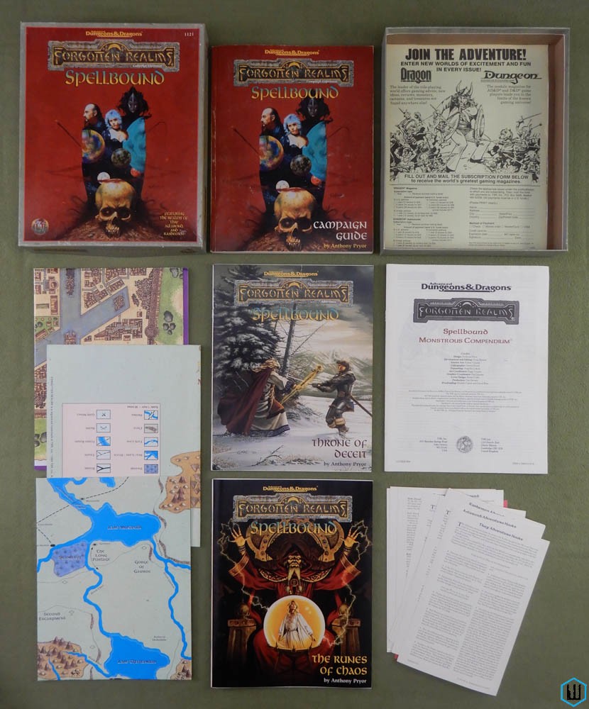 SPELLBOUND (Advanced Dungeons Dragons Forgotten Realms) Box Set