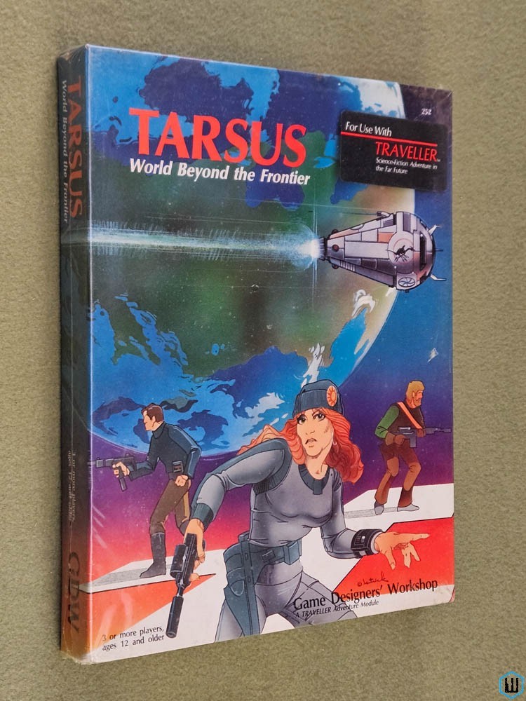 Image for TARSUS (Traveller RPG) SEALED Box Set Game Designers Workshop GDW 252 TARSUS (Traveller RPG) SEALED Box Set Game Designers Workshop GDW 252