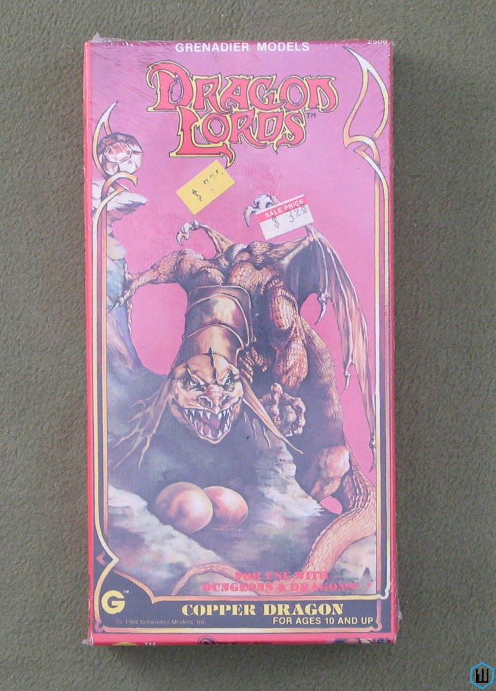 Copper Dragon Metal Miniature Figure Set (Dragon Lords) Sealed Box