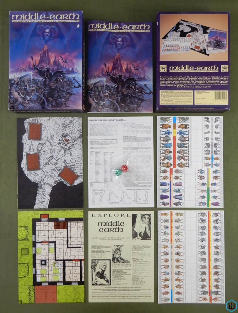 Middle Earth Role Playing: UK edition MERP RPG (Box Set)