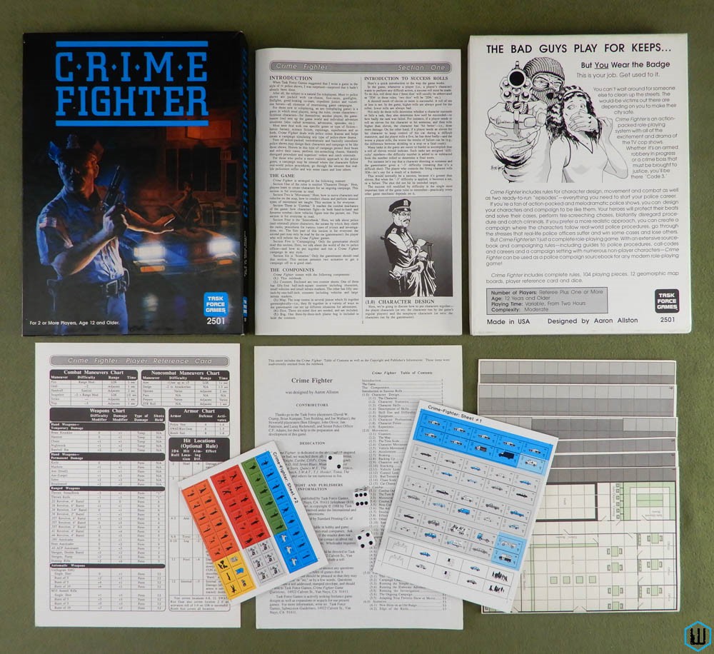Crime Fighter: Roleplaying Game RPG (Box Set) Aaron Allston