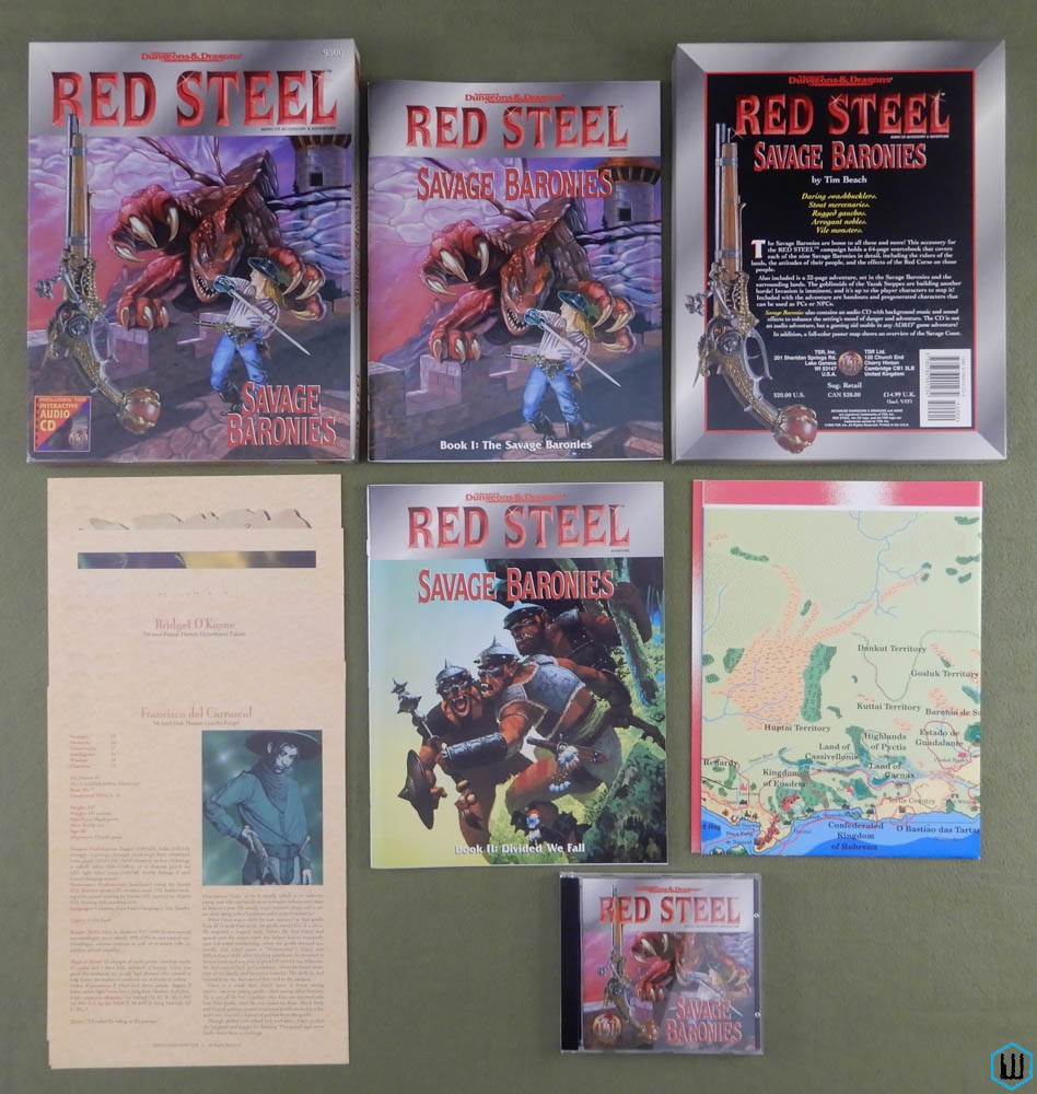 Savage Baronies (Advanced Dungeons Dragons Red Steel) Box Set
