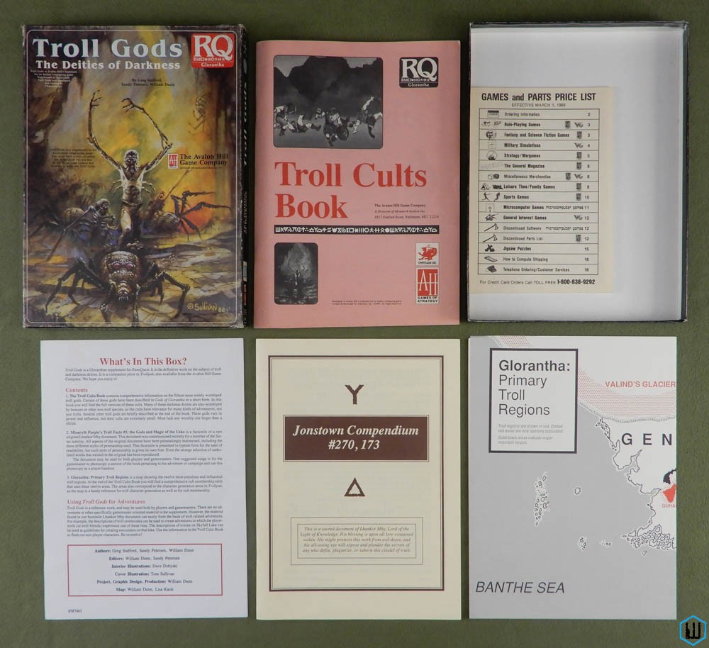 Troll Gods: Deities of Darkness (Runequest RPG) Box Set