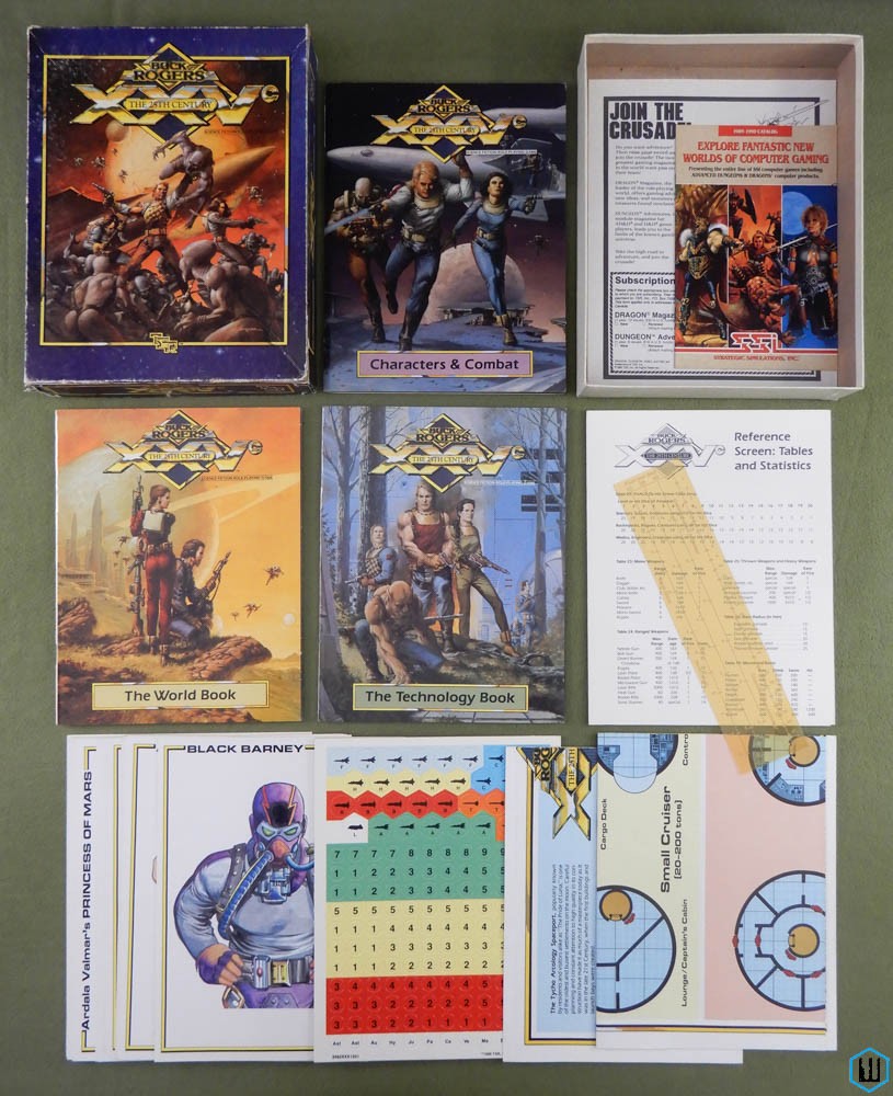 Buck Rogers XXVc: 25th Century Science Fiction Role Playing Game RPG Box Set
