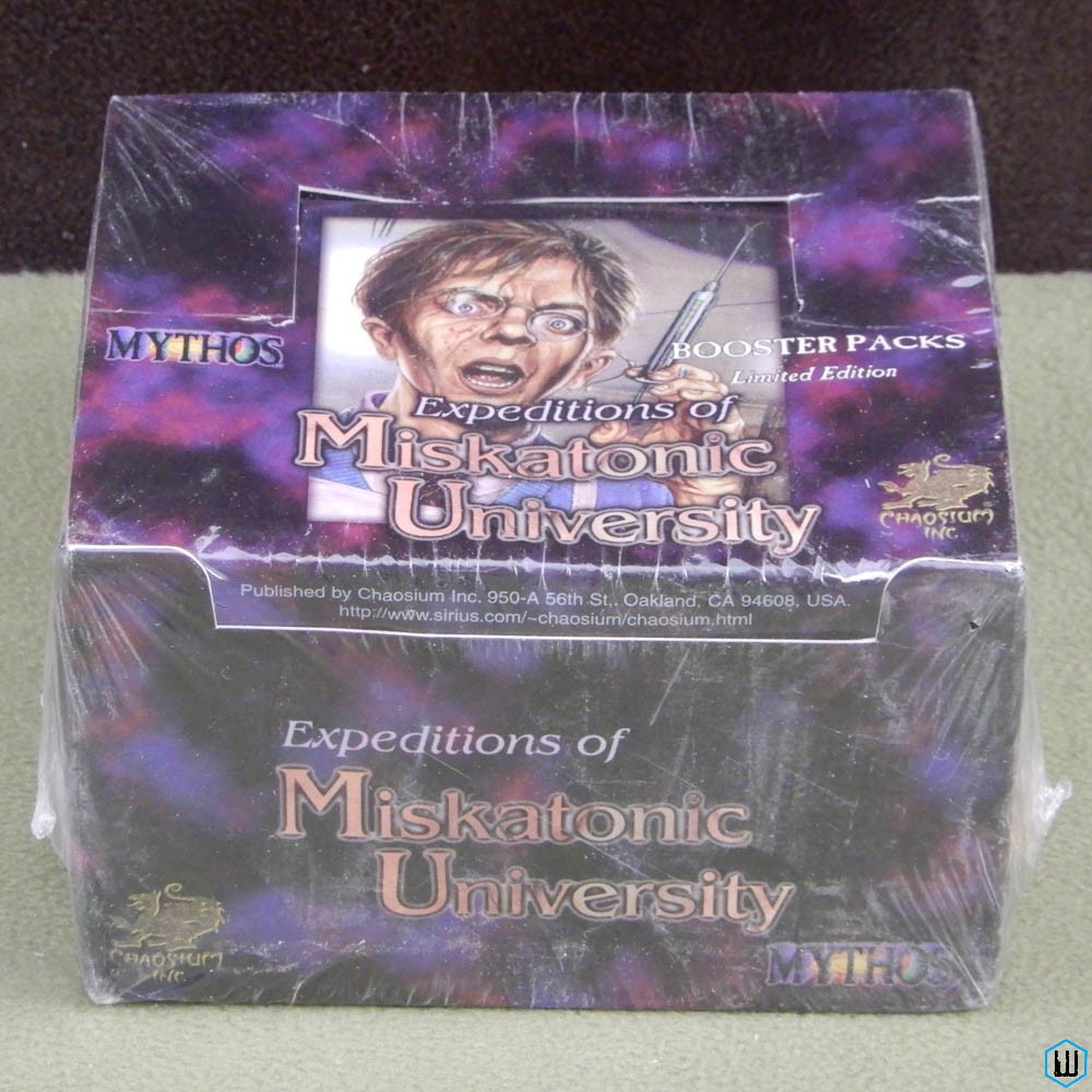 Image for MYTHOS CCG Miskatonic University Booster Packs - SEALED BOX Card Game