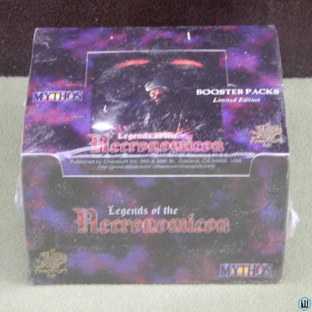 Image for MYTHOS Legends Necronomicon CCG Booster Packs SEALED BOX Limited Ed