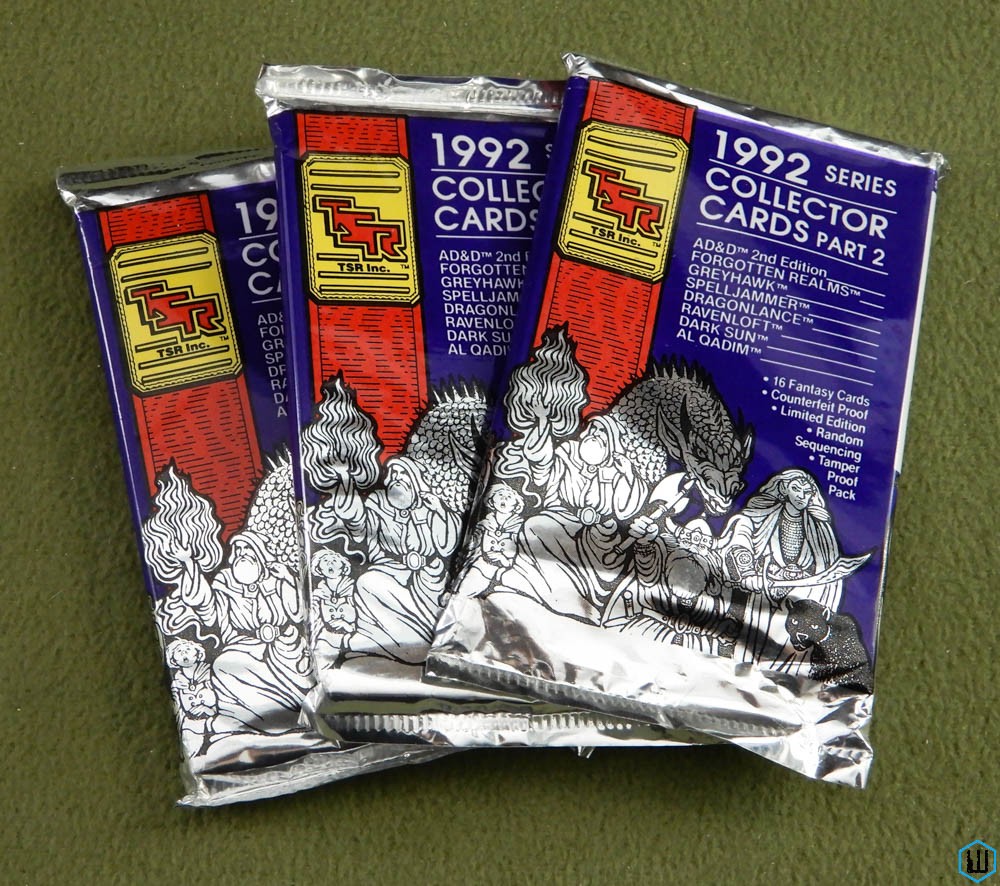 Advanced Dungeons Dragons 1992 Part 2 Fantasy Collector Card Packs x3